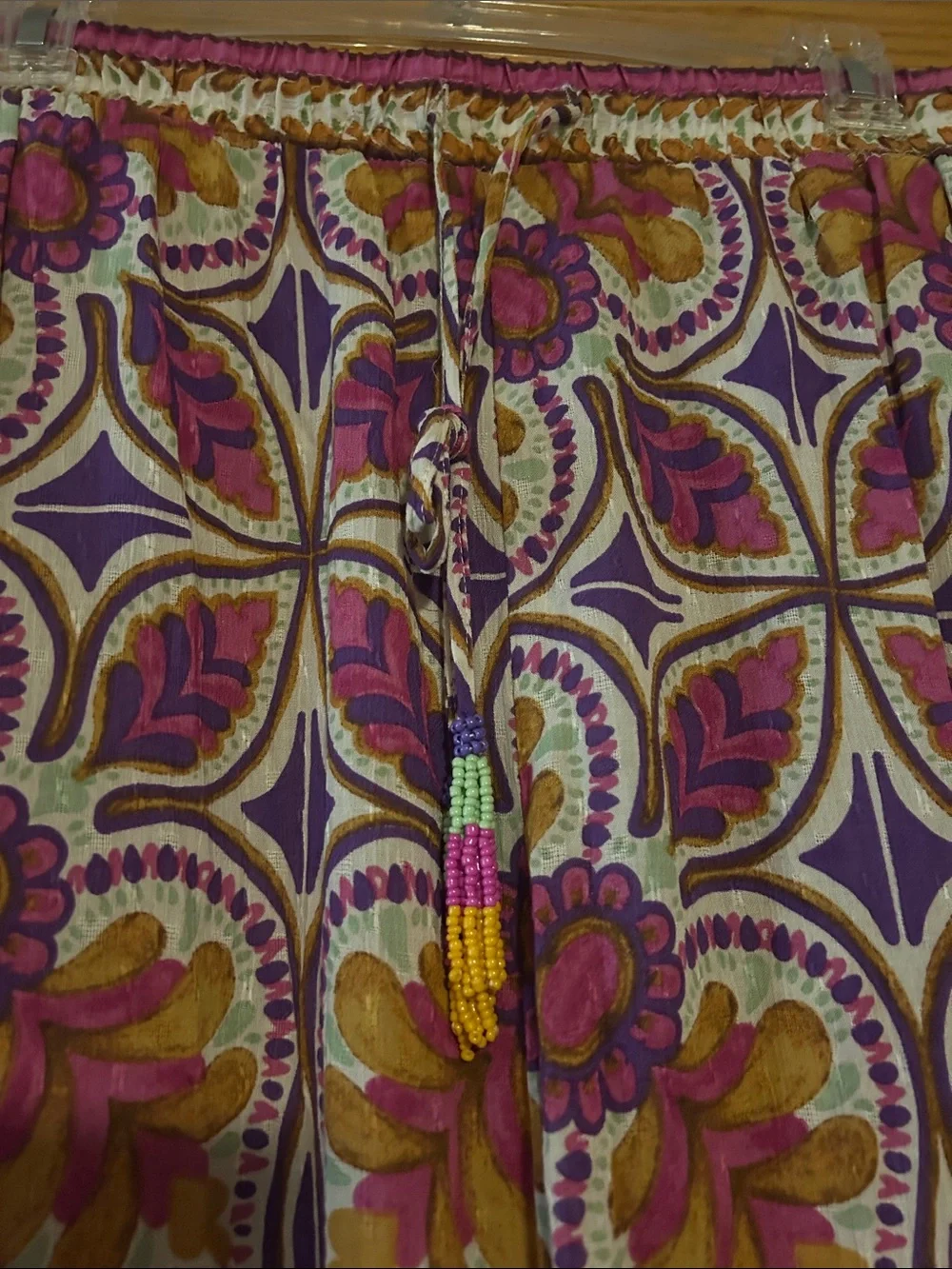 NWT Emerson Rose Wide-Leg Palazzo Boho Pants | Size Small